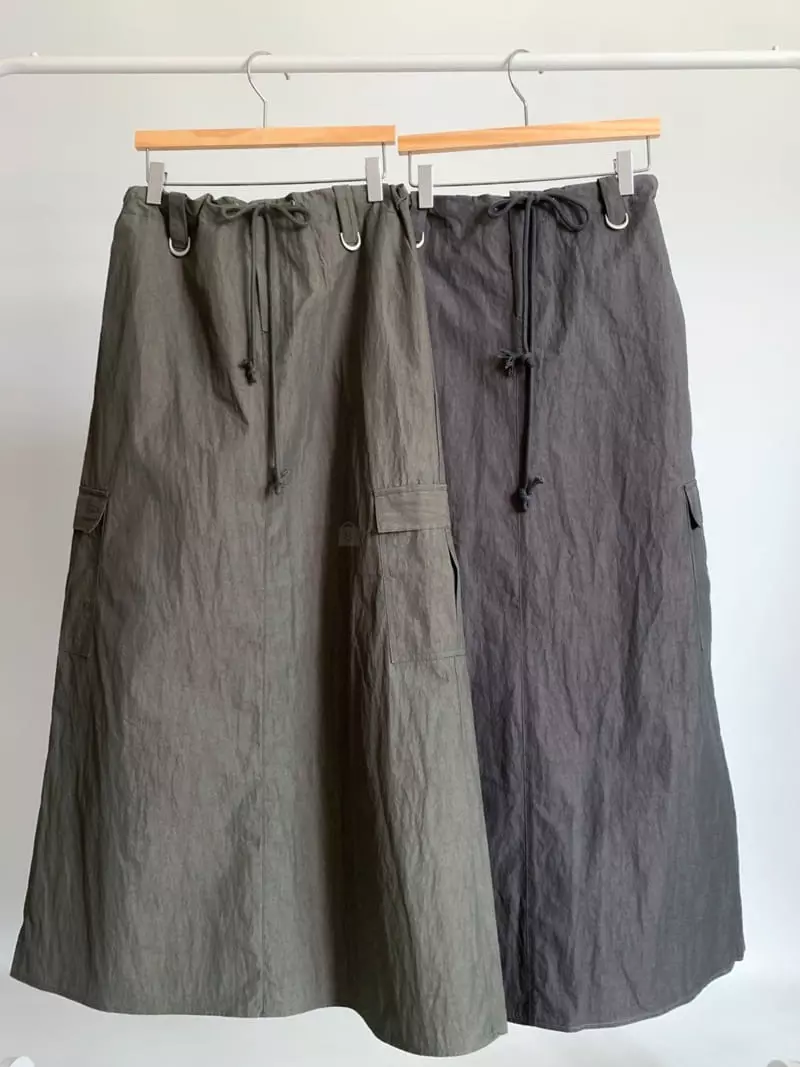 Awesome H - Korean Women Fashion - #womensfashion - Cargo Skirt - 8