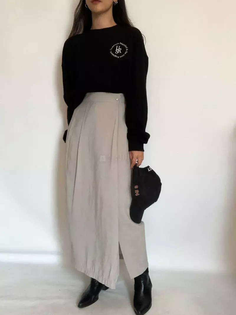 Awesome H - Korean Women Fashion - #womensfashion - Peach Button Skirt - 7