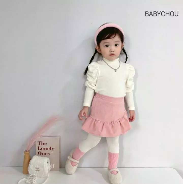 BABYZZAM - Korean Children Fashion Brand - #magicofchildhood - Shirring Puff Turtleneck - 4