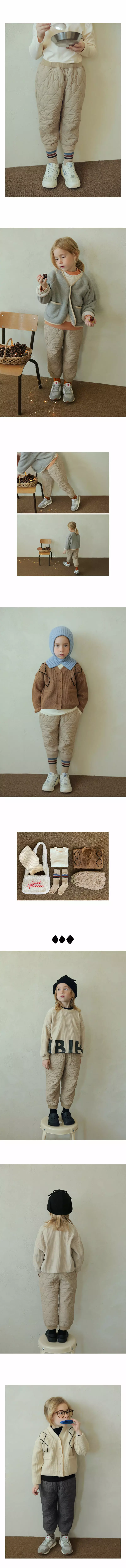 BIEN A BIEN - Korean Children Fashion Brand - #childrensboutique - Siong Quilting Pants - 2