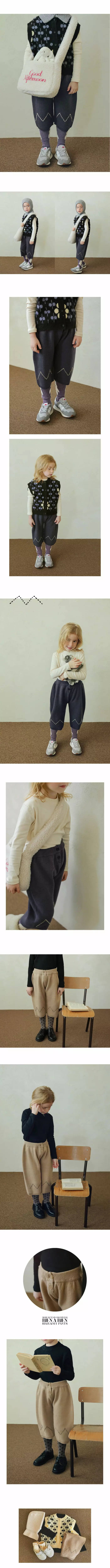 BIEN A BIEN - Korean Children Fashion Brand - #fashionkids - Lima Knit Pants - 2