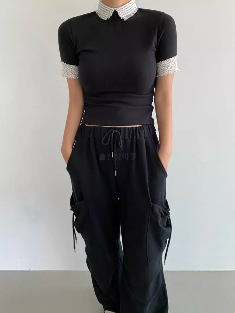 Backstage - Korean Women Fashion - #momslook - Emma Twid Tee - 6
