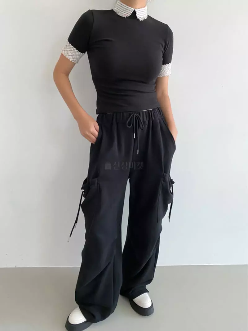 Backstage - Korean Women Fashion - #momslook - Emma Twid Tee - 9