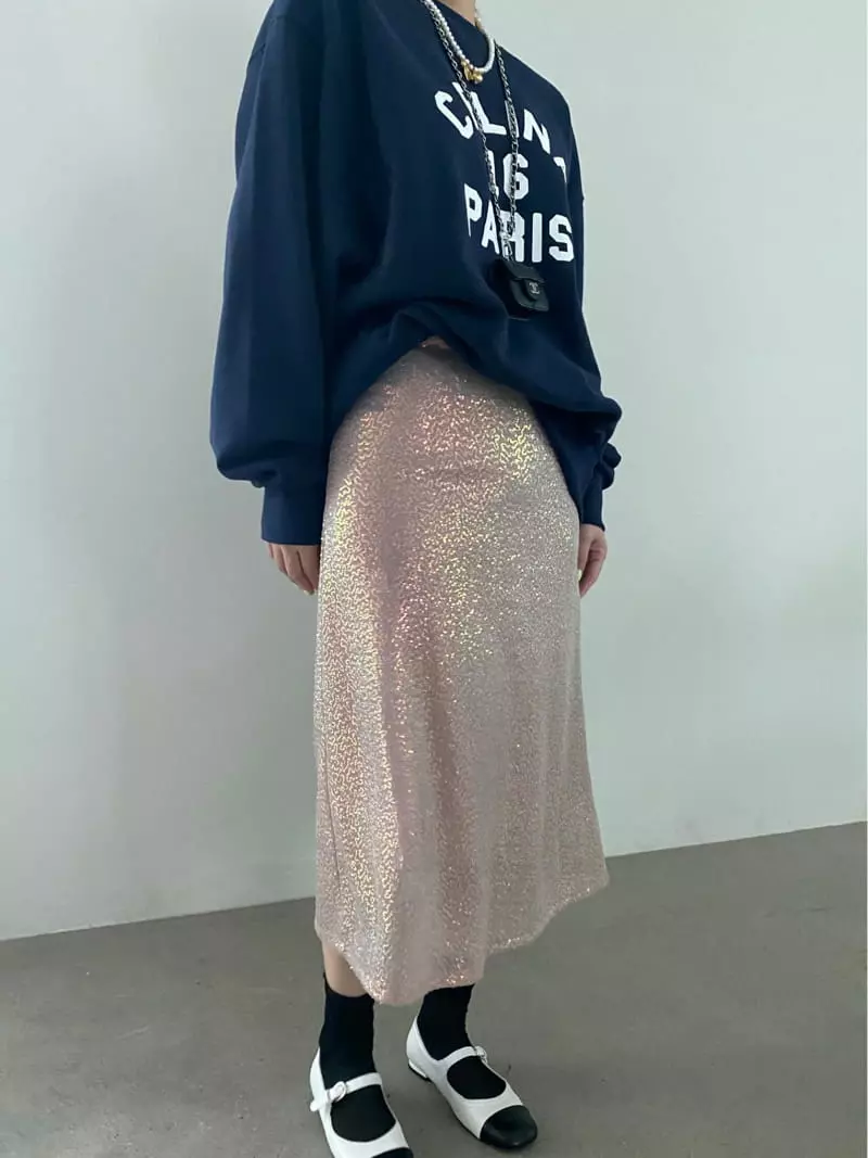 Backstage - Korean Women Fashion - #momslook - Shine Skirt