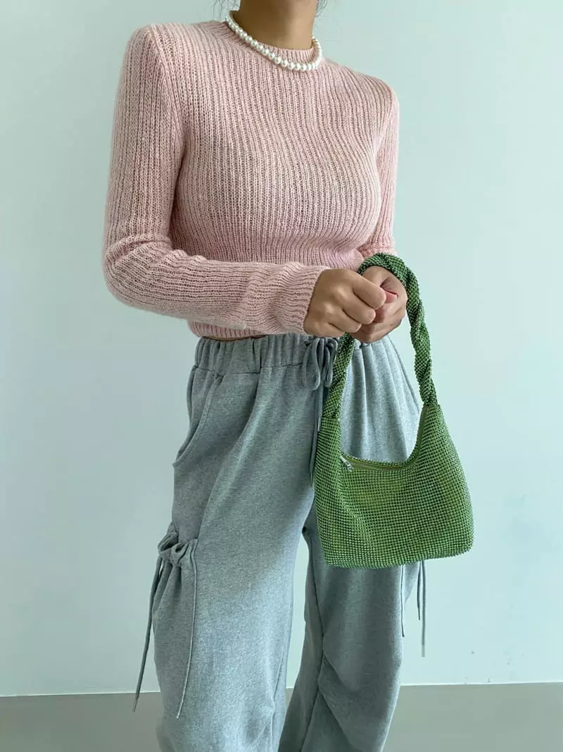 Backstage - Korean Women Fashion - #momslook - Rink Knit Tee - 3