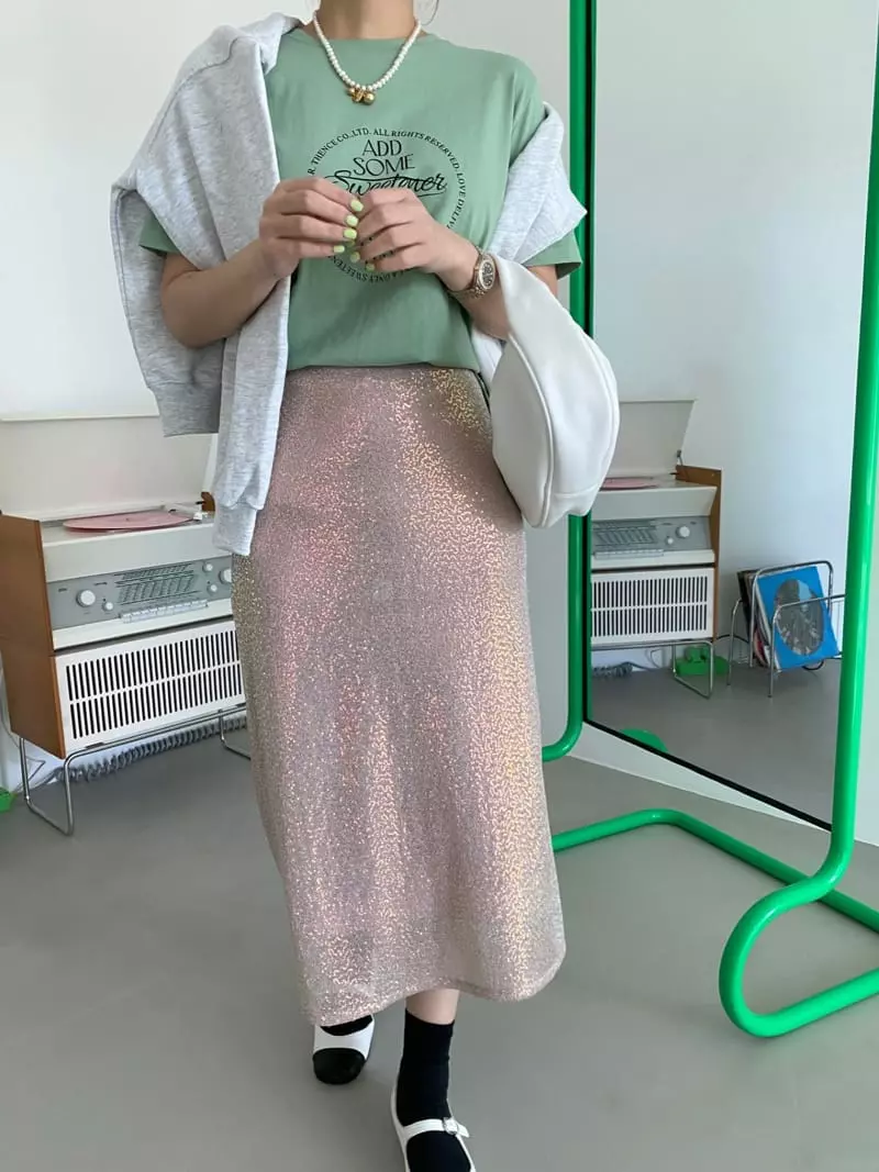 Backstage - Korean Women Fashion - #restrostyle - Shine Skirt - 7