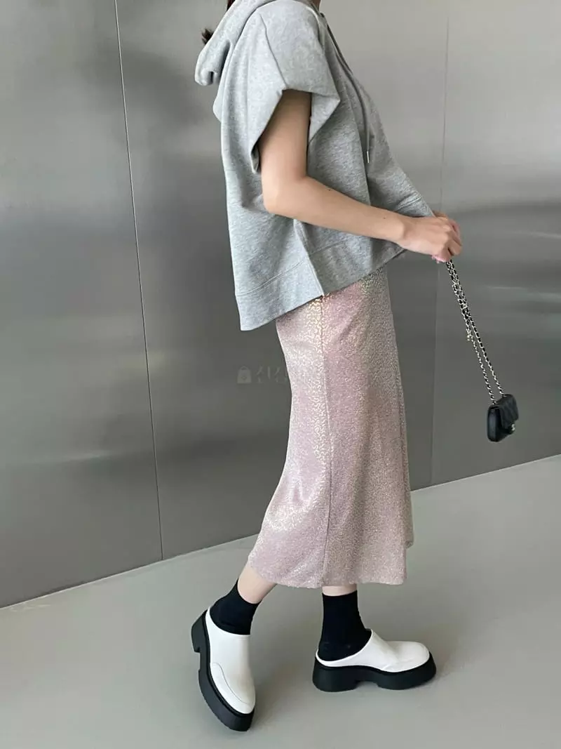 Backstage - Korean Women Fashion - #romanticstyle - Shine Skirt - 8