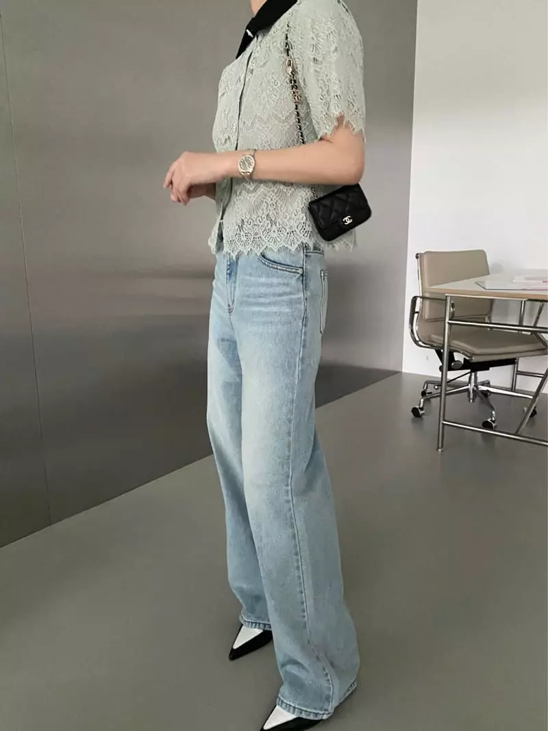 Backstage - Korean Women Fashion - #shopsmall - Butter Wide Jeans - 4