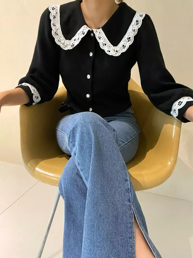 Backstage - Korean Women Fashion - #vintageinspired - Secret Blouse - 8