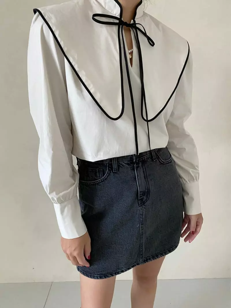 Backstage - Korean Women Fashion - #vintageinspired - Sailor Blouse - 5