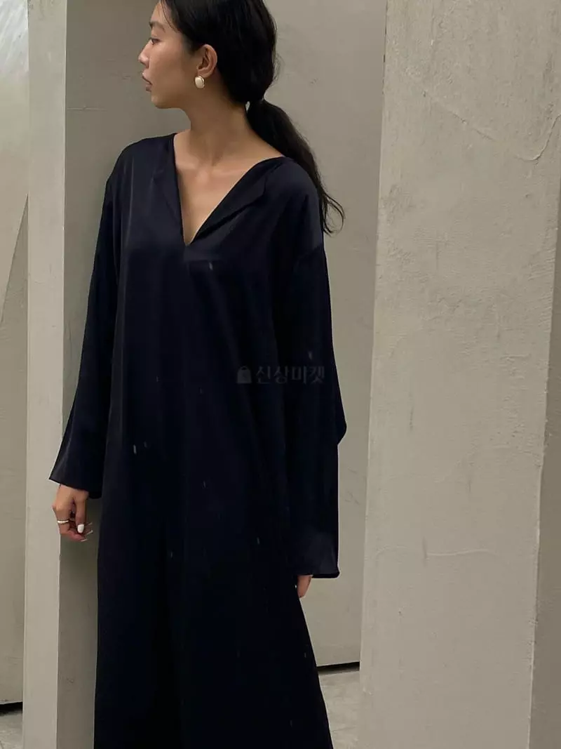 Baie Oud - Korean Women Fashion - #momslook - Boat Neck One-piece - 6