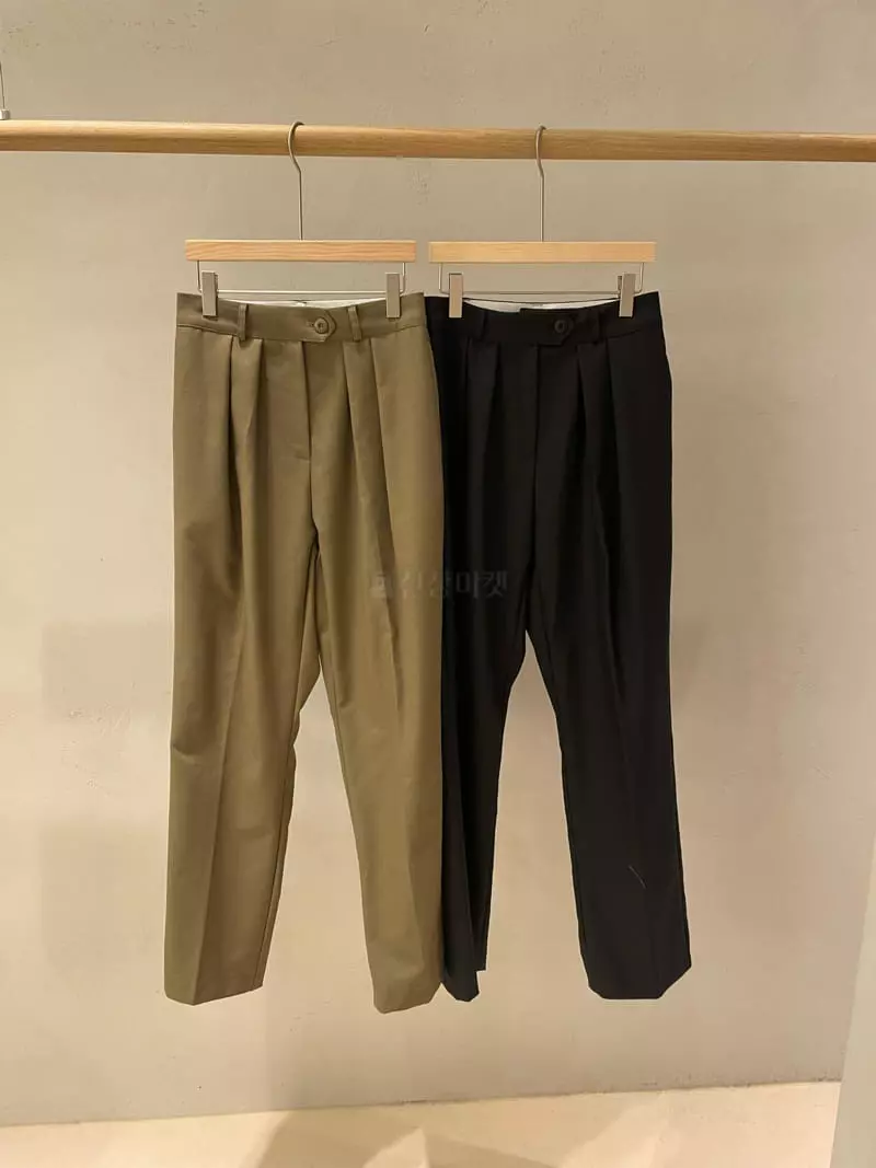 Baie Oud - Korean Women Fashion - #momslook - Button Tuck Pants - 5