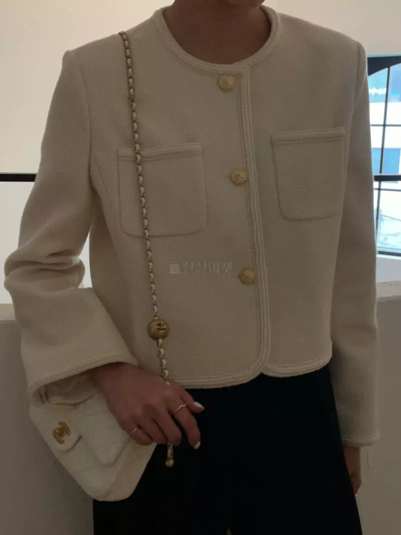 Baie Oud - Korean Women Fashion - #momslook - Lace Twid Jacket - 2