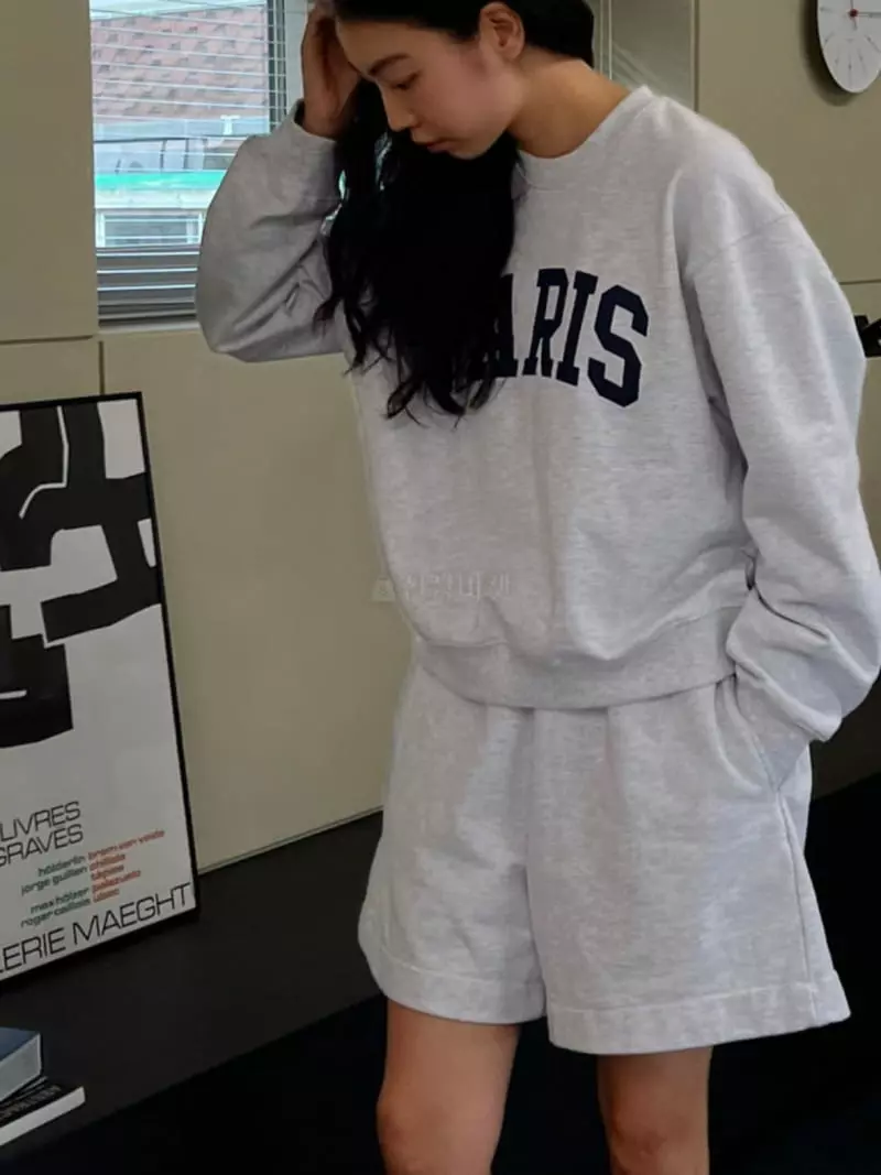 Baie Oud - Korean Women Fashion - #pursuepretty - Paris Sweatshirt - 3