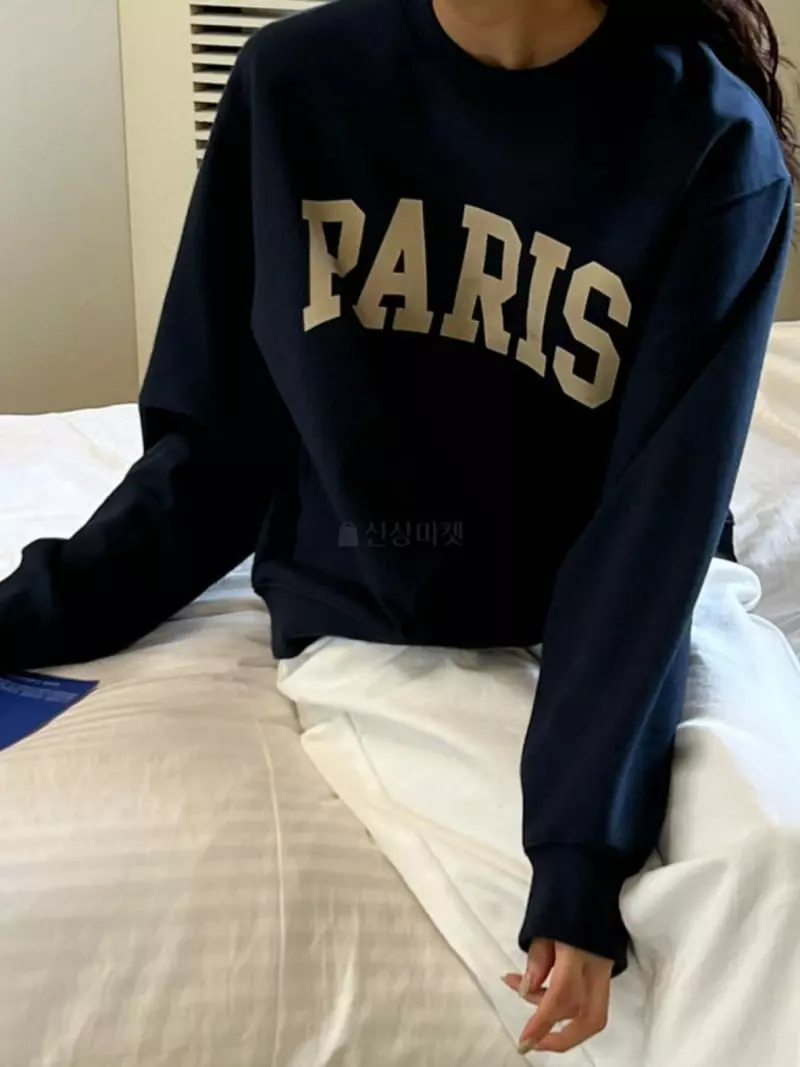 Baie Oud - Korean Women Fashion - #shopsmall - Paris Sweatshirt - 6