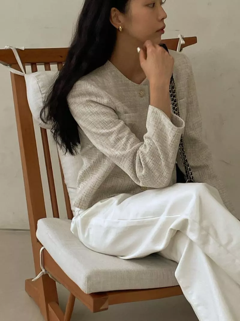 Baie Oud - Korean Women Fashion - #shopsmall - Odd Twid Jacket - 2