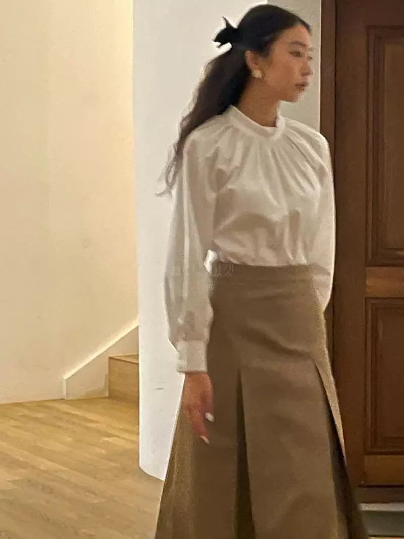 Baie Oud - Korean Women Fashion - #shopsmall - Check Skirt - 4