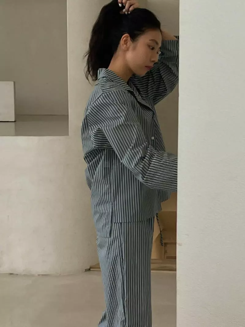 Baie Oud - Korean Women Fashion - #womensfashion - Stripes Pajama - 3