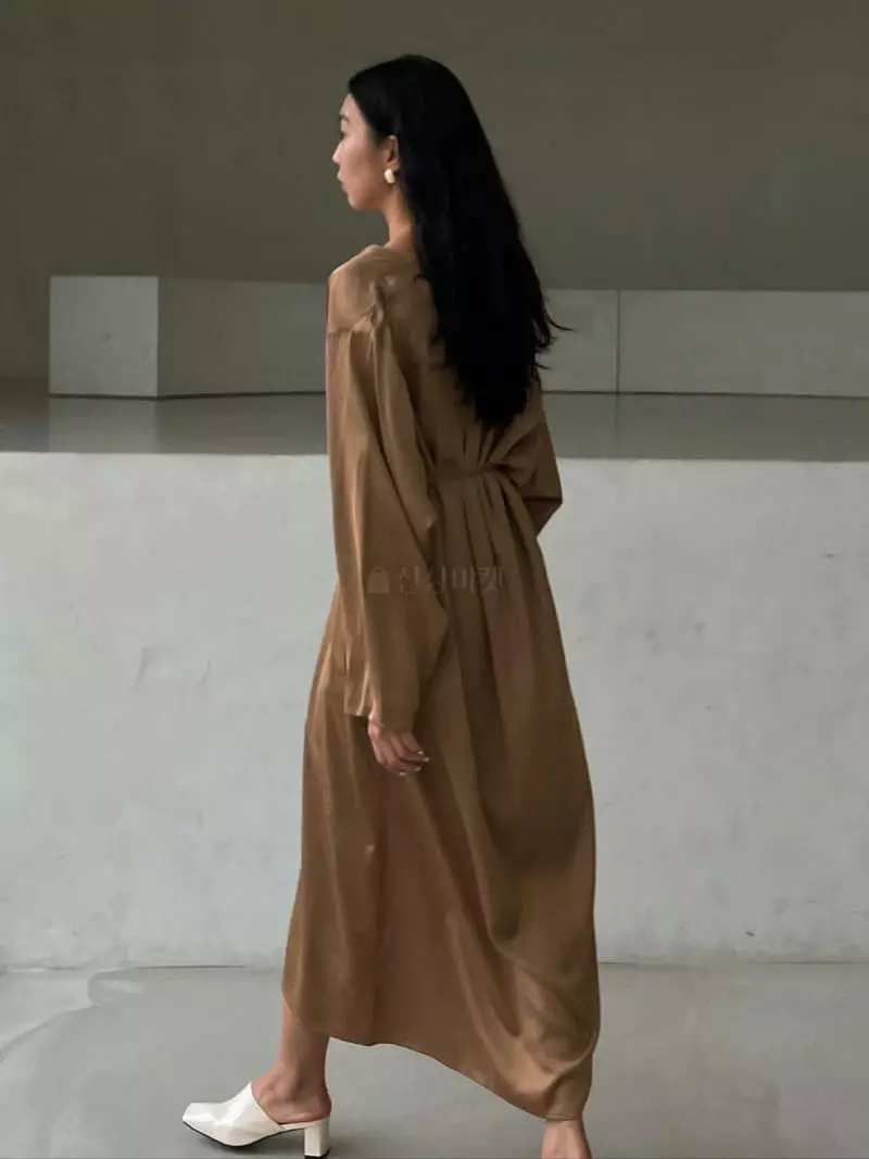 Baie Oud - Korean Women Fashion - #womensfashion - Boat Neck One-piece - 5