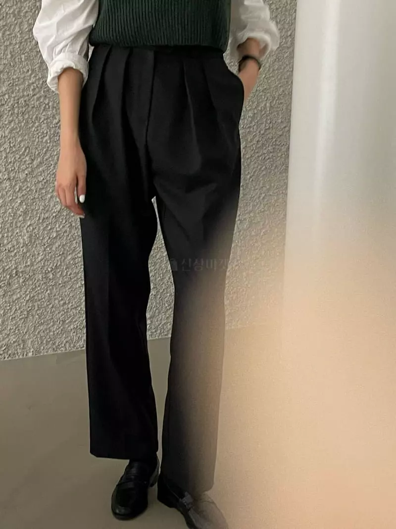 Baie Oud - Korean Women Fashion - #momslook - Button Tuck Pants - 4