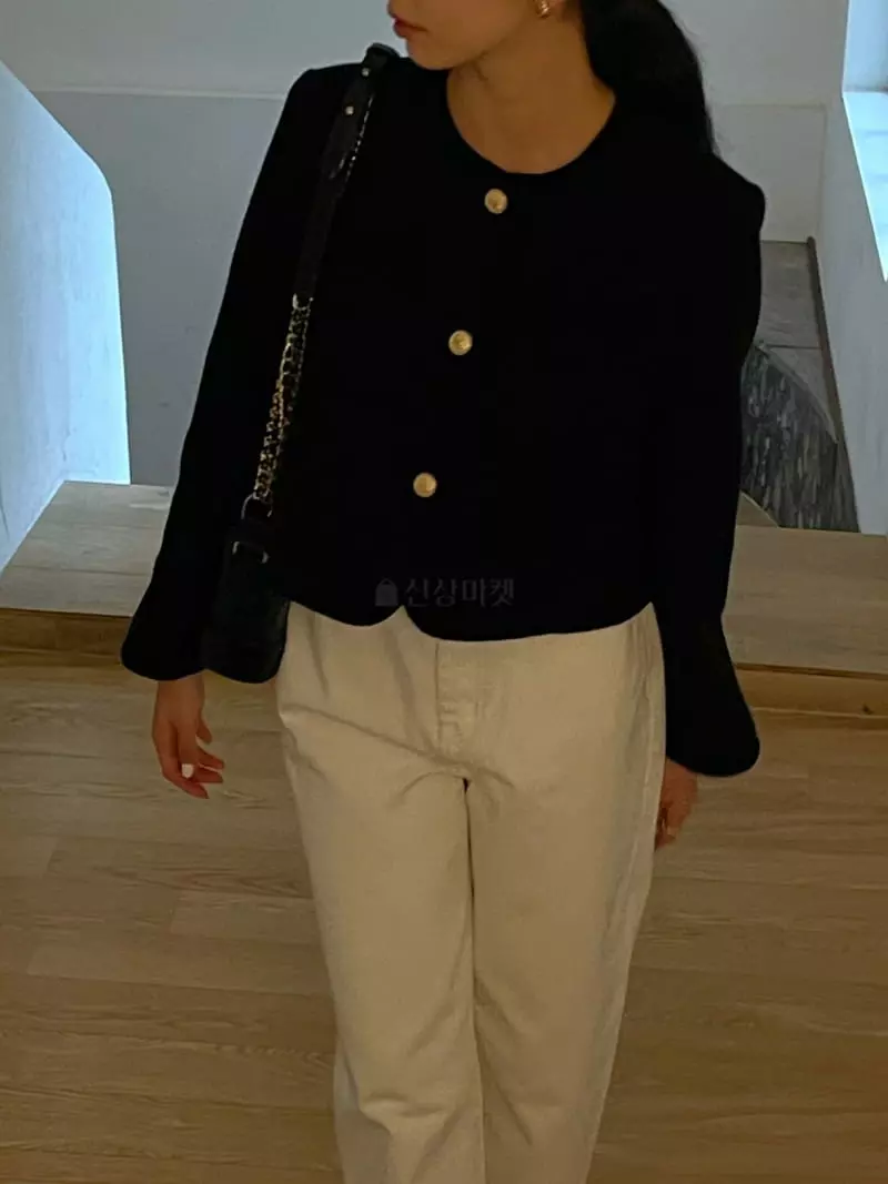 Baie Oud - Korean Women Fashion - #womensfashion - Lace Twid Jacket - 5