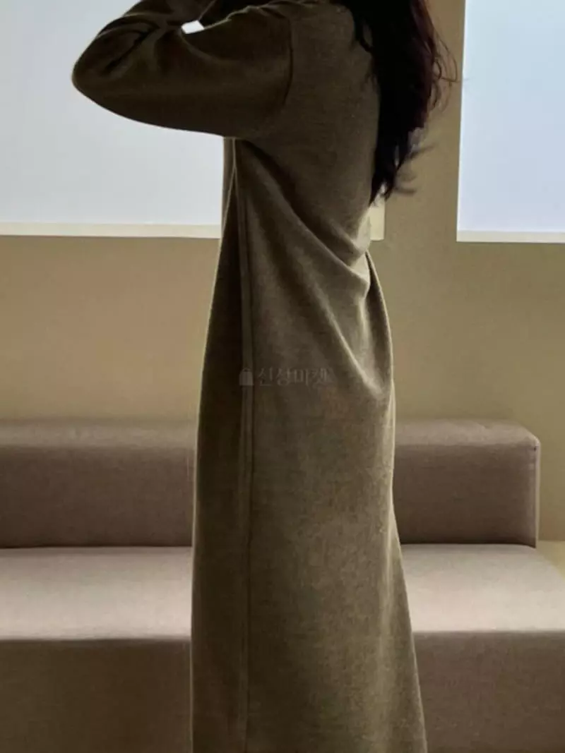 Baie Oud - Korean Women Fashion - #womensfashion - Cash V Long One-piece - 11