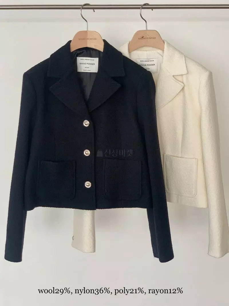 Baking Powder - Korean Women Fashion - #momslook - Coco Twid Jacket - 9