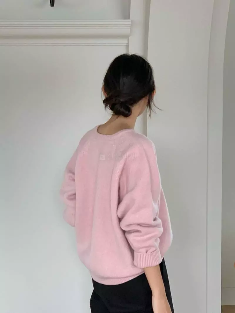 Baking Powder - Korean Women Fashion - #momslook - Joy Raglan V Knit Tee - 2