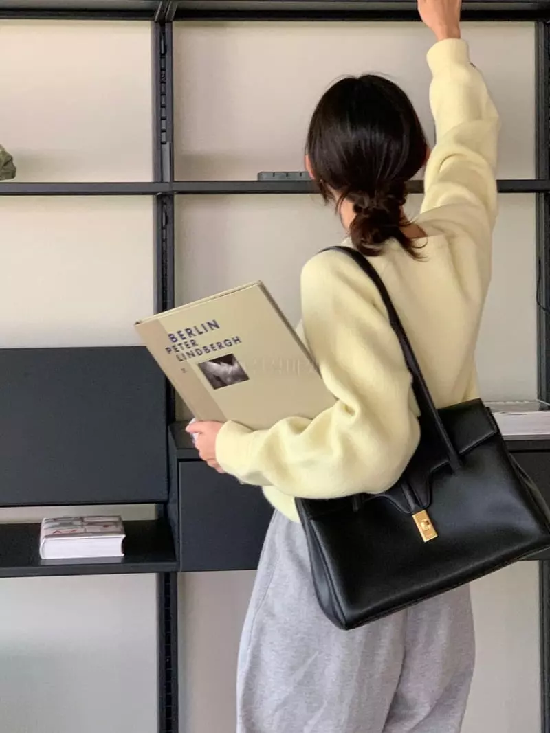 Baking Powder - Korean Women Fashion - #momslook - Jenny Cash Twice Knit Tee