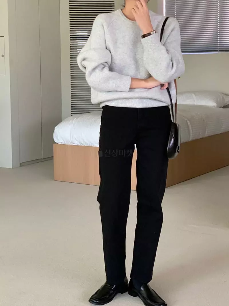 Baking Powder - Korean Women Fashion - #momslook - Jenny Cash Twice Knit Tee - 7