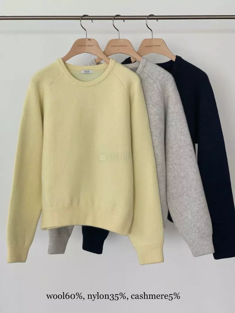 Baking Powder - Korean Women Fashion - #momslook - Jenny Cash Twice Knit Tee - 9