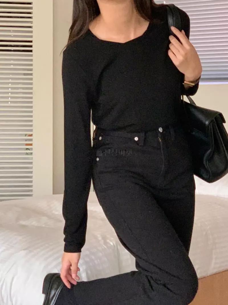 Baking Powder - Korean Women Fashion - #momslook - Uni Tee