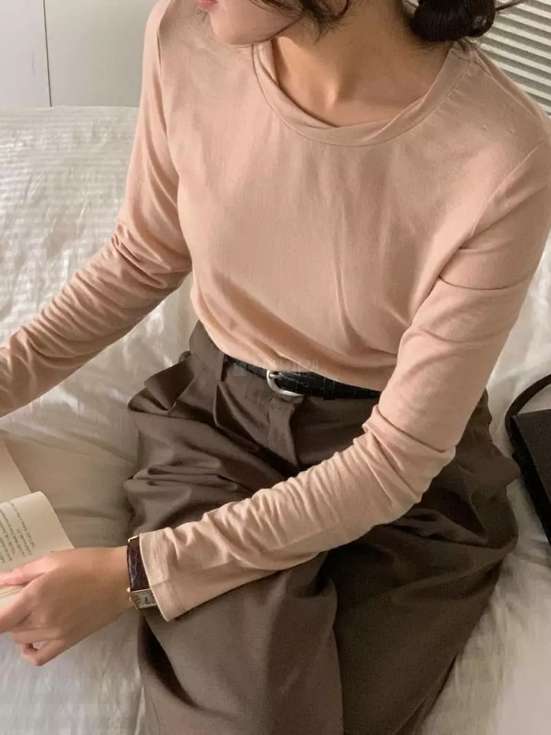 Baking Powder - Korean Women Fashion - #momslook - Uni Tee - 5