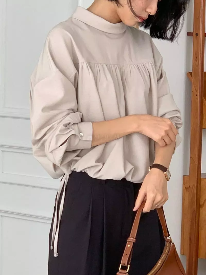 Baking Powder - Korean Women Fashion - #momslook - Screat Blouse - 2
