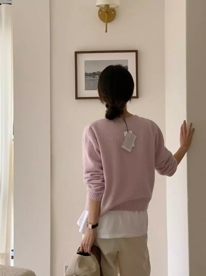 Baking Powder - Korean Women Fashion - #momslook - Mock Roud Knit Tee - 8