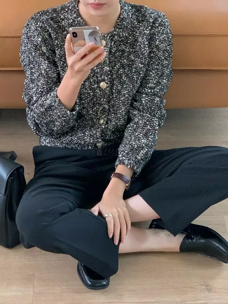 Baking Powder - Korean Women Fashion - #momslook - Most Ganecco Cardigan