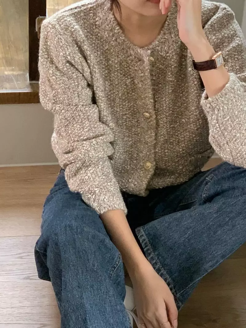 Baking Powder - Korean Women Fashion - #momslook - Most Ganecco Cardigan - 3