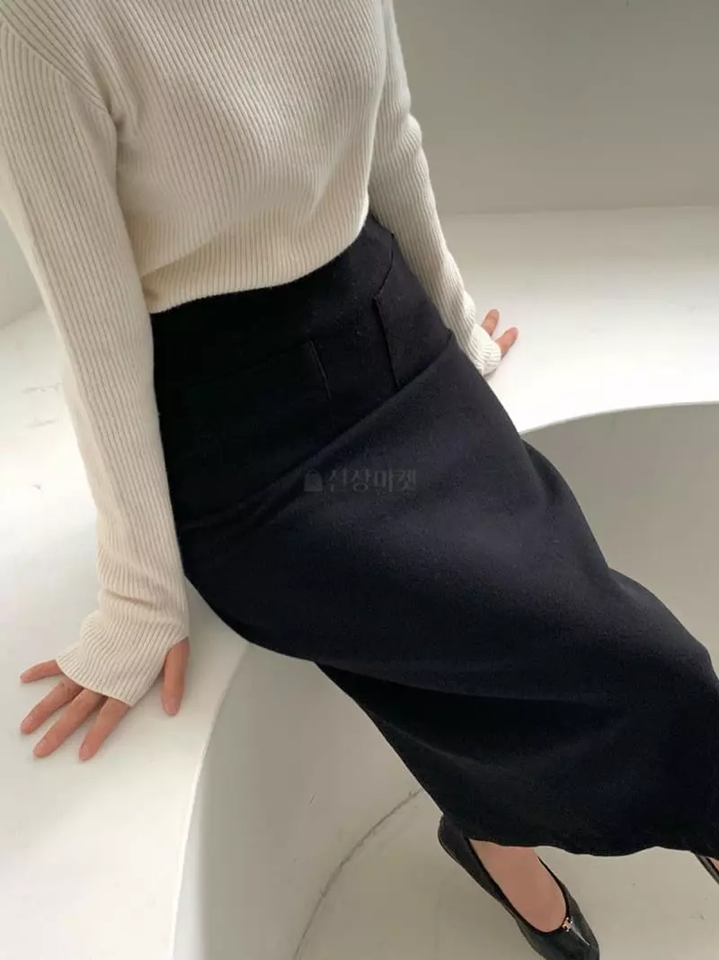 Baking Powder - Korean Women Fashion - #momslook - Rose Herringbone Skirt - 7