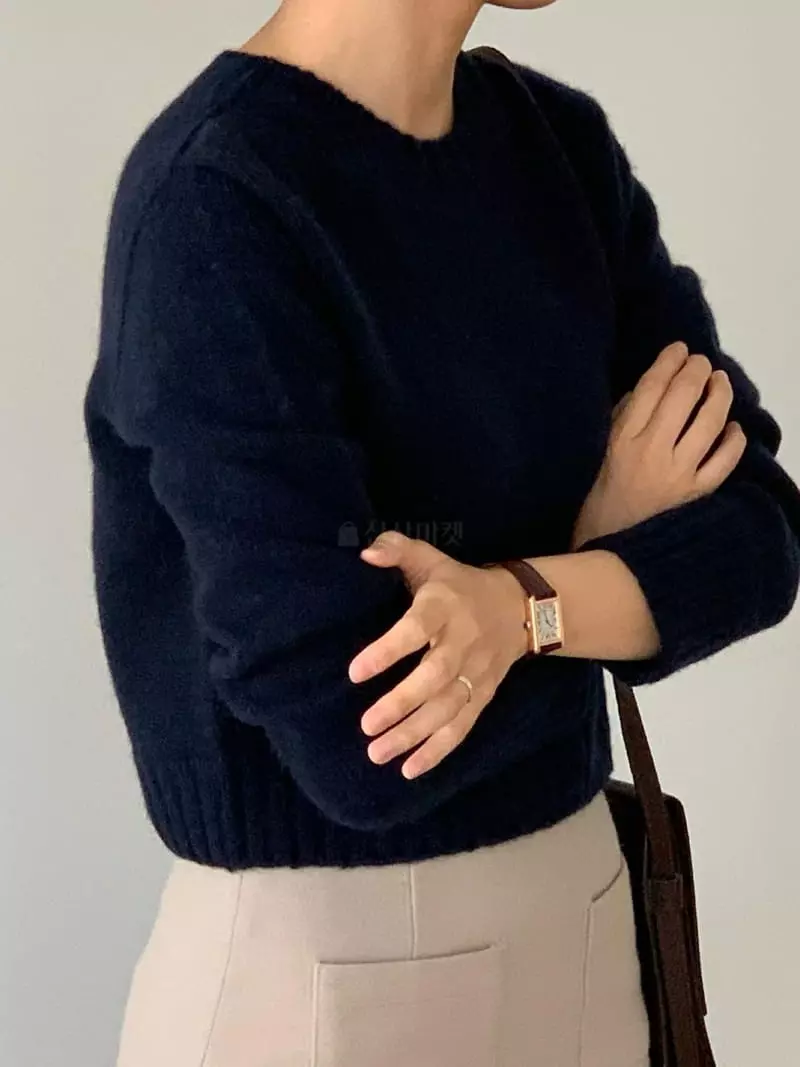 Baking Powder - Korean Women Fashion - #momslook - Royal Alpaca Knit Tee - 3