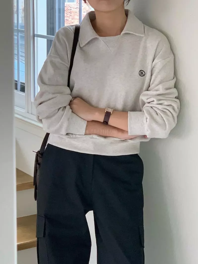 Baking Powder - Korean Women Fashion - #momslook - Ray Sweatshirt - 5