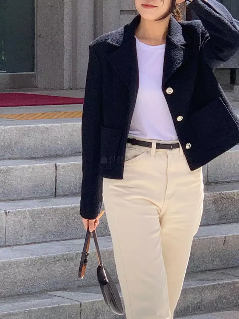 Baking Powder - Korean Women Fashion - #momslook - Coco Twid Jacket - 4
