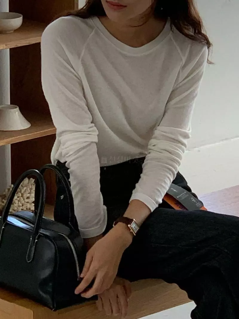 Baking Powder - Korean Women Fashion - #womensfashion - Easy Raglan Tee
