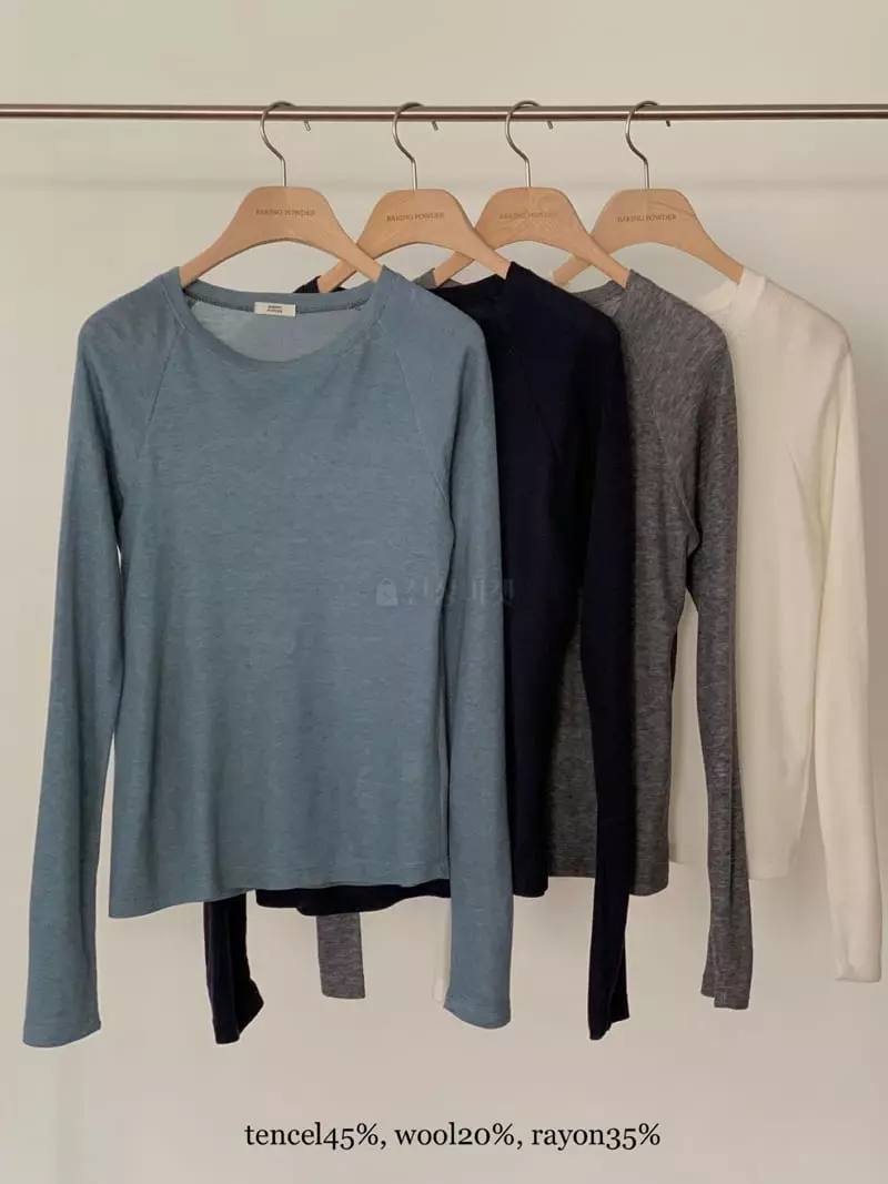 Baking Powder - Korean Women Fashion - #womensfashion - Easy Raglan Tee - 9