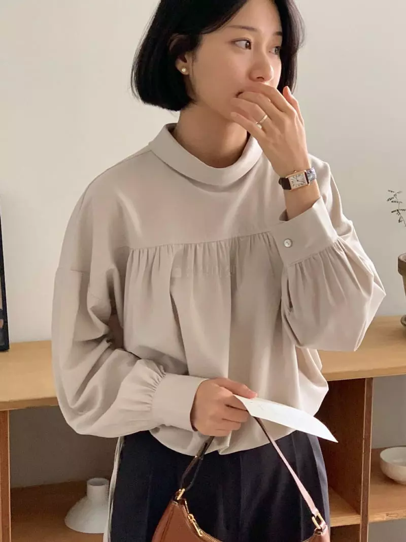 Baking Powder - Korean Women Fashion - #womensfashion - Screat Blouse - 3