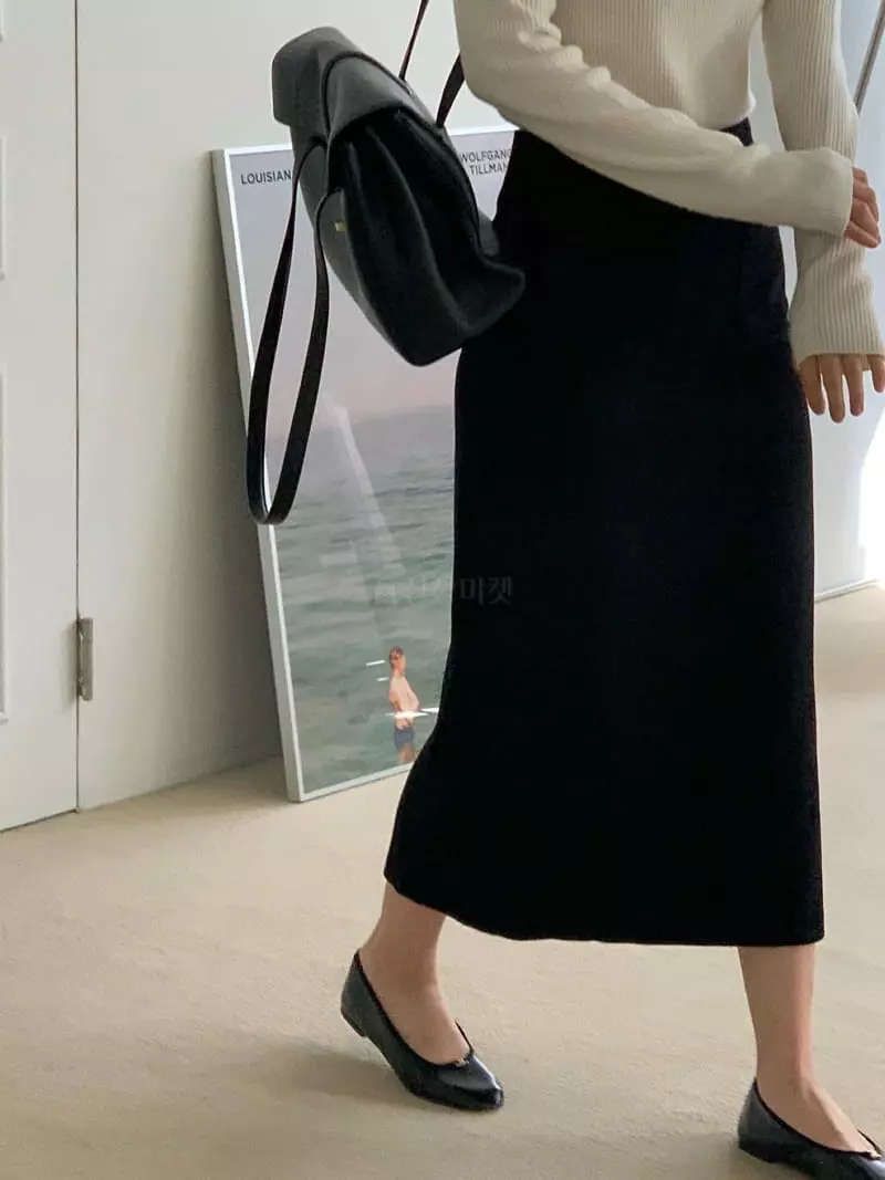 Baking Powder - Korean Women Fashion - #womensfashion - Rose Herringbone Skirt - 5