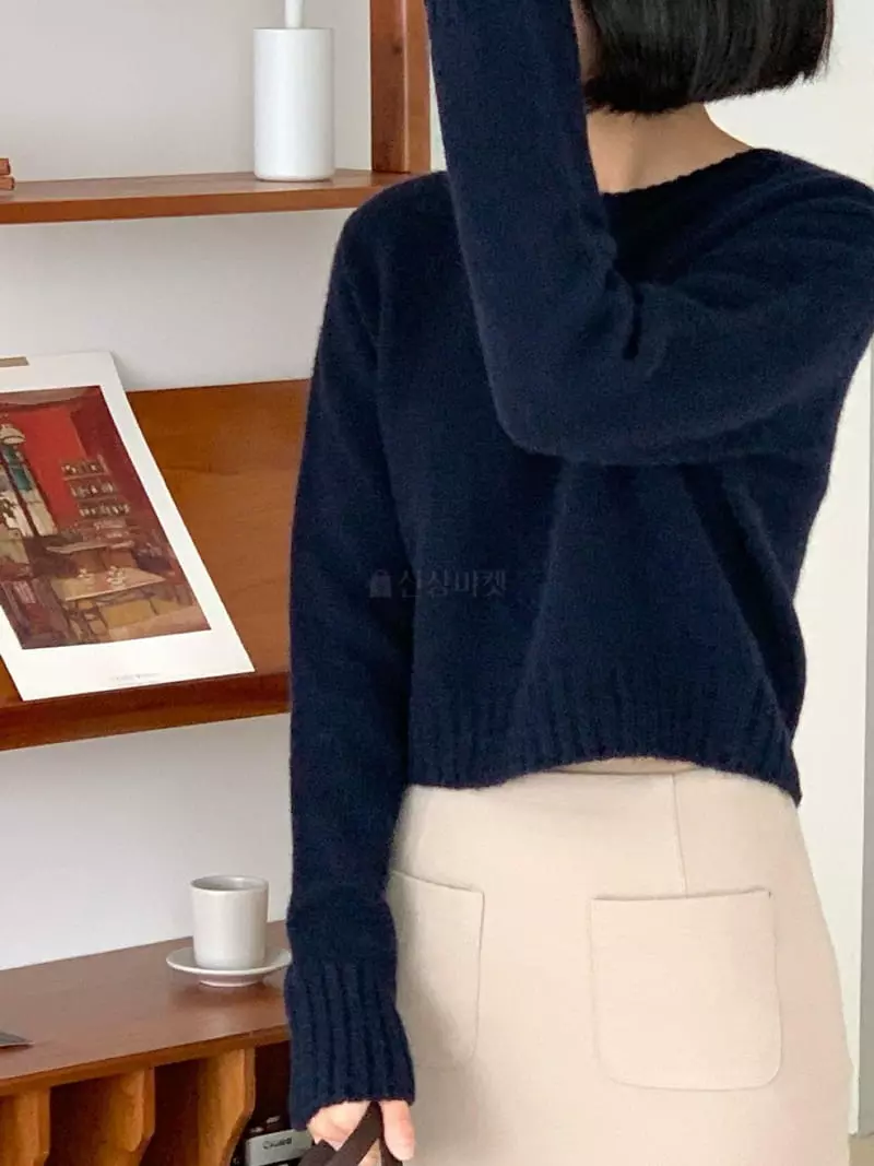 Baking Powder - Korean Women Fashion - #womensfashion - Royal Alpaca Knit Tee - 2