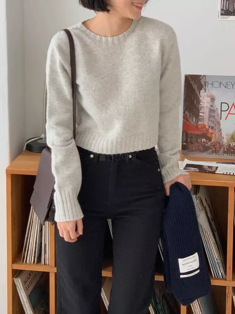 Baking Powder - Korean Women Fashion - #womensfashion - Royal Alpaca Knit Tee - 8