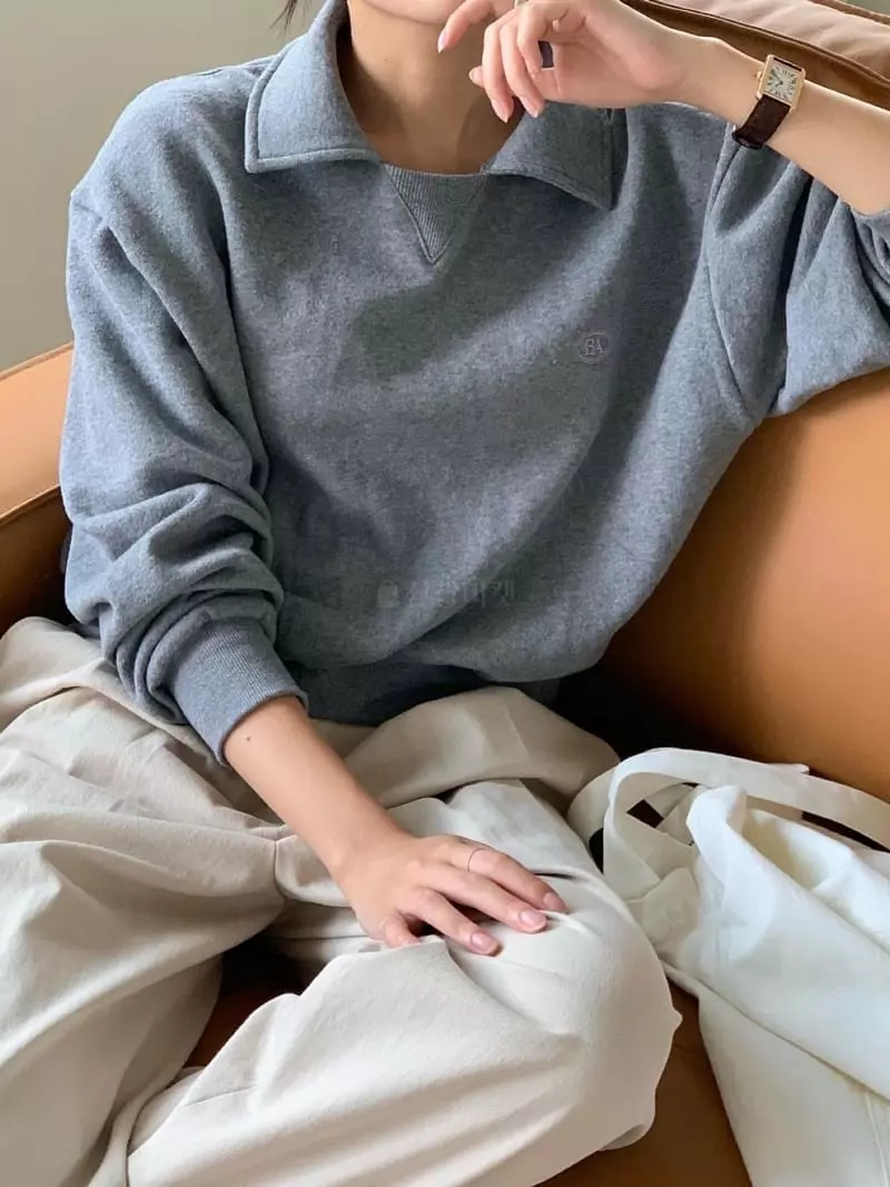 Baking Powder - Korean Women Fashion - #womensfashion - Ray Sweatshirt - 6