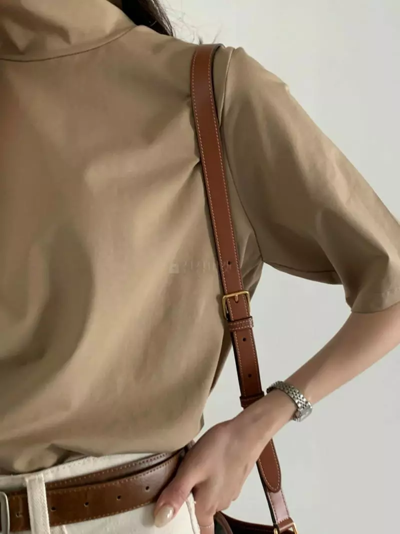 Baribari - Korean Women Fashion - #momslook - 5 Half Turtleneck Tee - 6