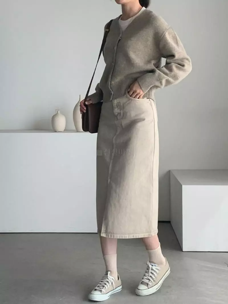 Baribari - Korean Women Fashion - #momslook - 719 Skirt - 8